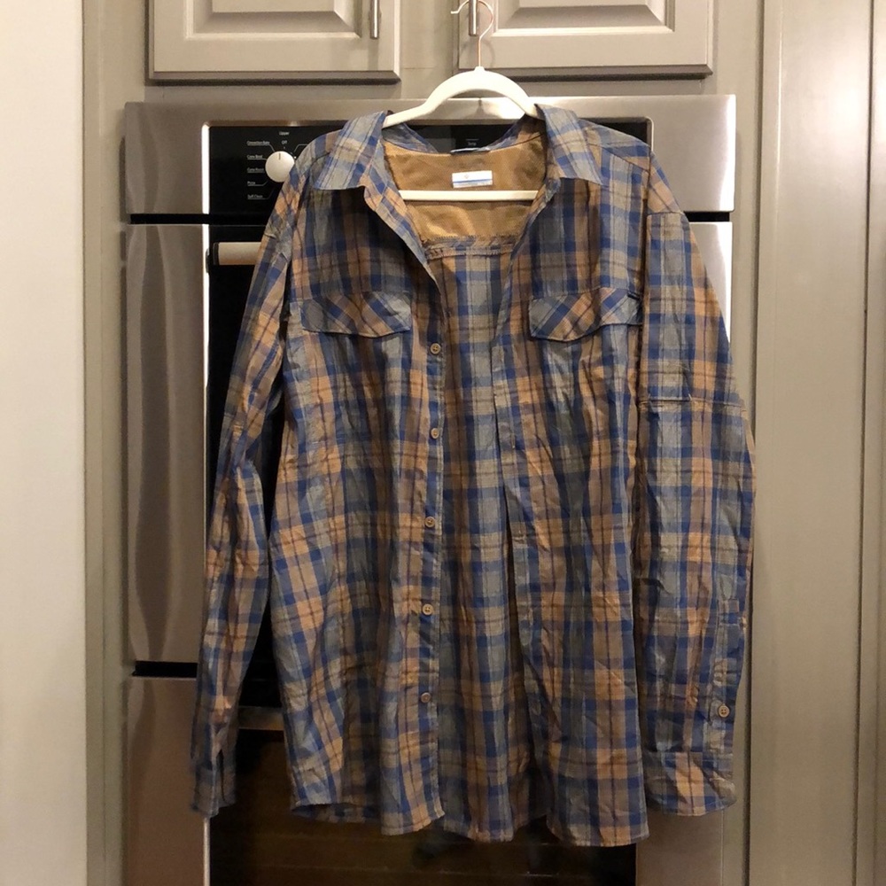 Columbia Omni-Shade Sun Protection Fishing Shirt